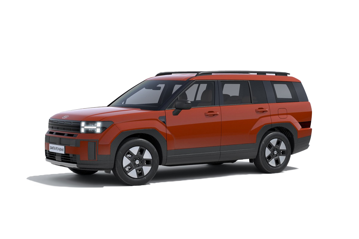 Hyundai Santa Fe 1.6 T-gdi Hev Business 2wd 7p.ti At - esterno 2 di 3 - miniatura